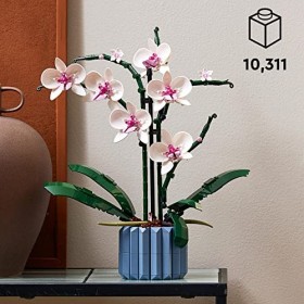 LEGO 10311 Icons L’Orchidée Plantes avec Fleurs Artificielles dIntérieur pour Décoration de Maison, Loisirs Créatifs pour Ad