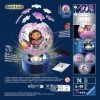 Ravensburger - Puzzle 3D Ball illuminé - Gabbys Dollhouse - A partir de 6 ans - 72 pièces numérotées à assembler sans colle 