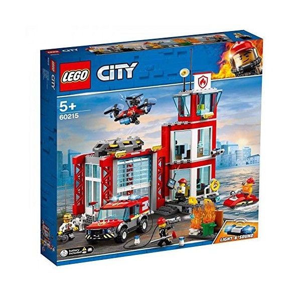 Lego City Feuerwehrstation 60215 509 Teile mit Licht & Sound - 2019