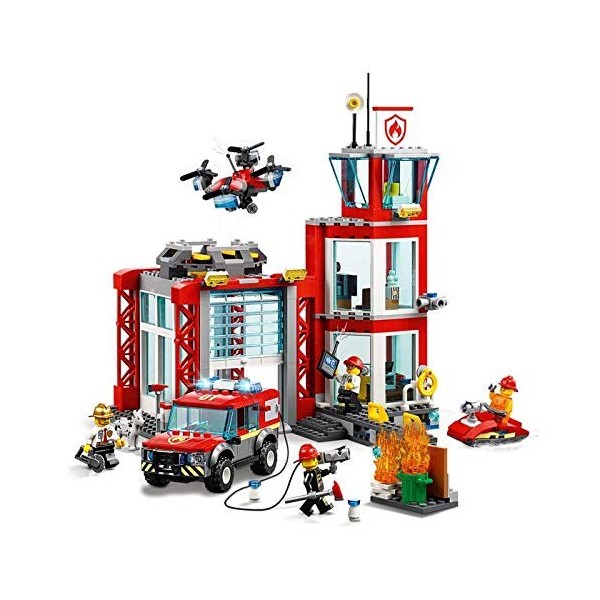 Lego City Feuerwehrstation 60215 509 Teile mit Licht & Sound - 2019