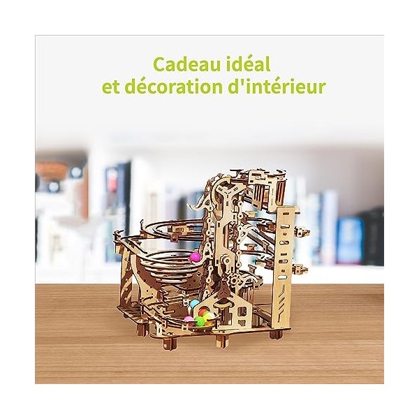 ACROPAQ - Kit Puzzle 3D Bois Tunnel temporel et Spatial - Maquette à Construire - Modèles mécaniques pour Adultes - Pas Besoi