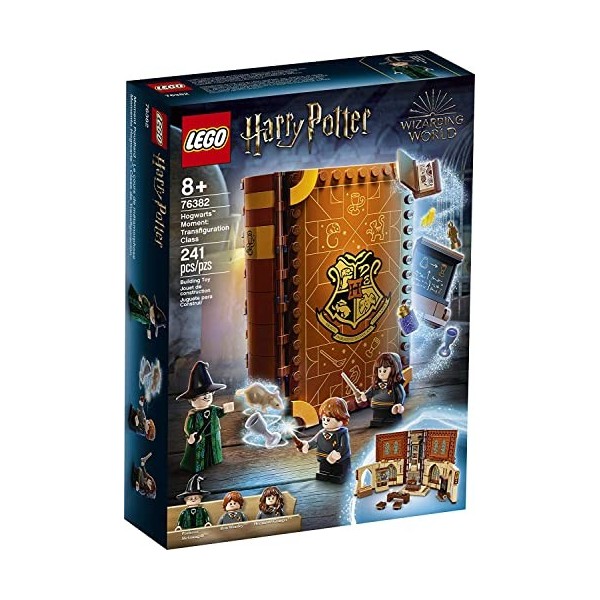 LEGO Harry Potter Hogwarts Moment: Transfiguration Class 76382 Professor McGonagall Room. Collectible Playset, New 2021 240 