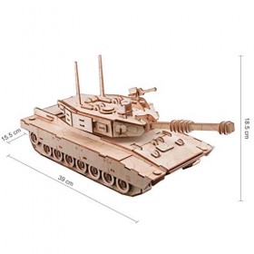 GuDoQi Puzzle 3D Bois, 241 Pièces Maquette de Réservoir en Bois a Construire pour Adulte et Adolescents, Jouet dAssemblage B