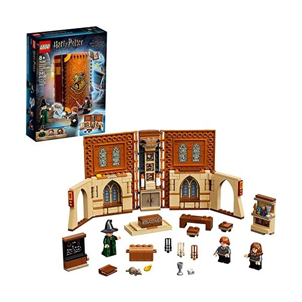 LEGO Harry Potter Hogwarts Moment: Transfiguration Class 76382 Professor McGonagall Room. Collectible Playset, New 2021 240 