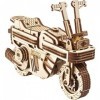 UGEARS Puzzle 3D Moto Miniature - Moto Compact Scooter Pliant Maquette en Bois à Construire Casse-tête Adulte et Enfants - DI