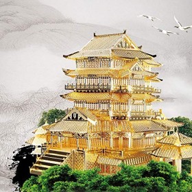 Piececool Modèle de métal 3D HMS Prince of Wales cuirassé DIY Puzzle 3D en métal modèles découpés au Laser Assembler Jouets -