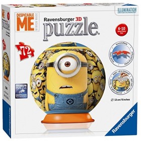 Ravensburger Puzzle Ball 3D 72 pièces : Les Minions