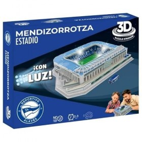 Eleven Force-EF-15334 Stadion Stade 3D Mendizorroza avec lumière, 15334, Multicolore