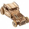 Ugears Souris Furieuse Hot Rod - Maquette en Bois à Construire Voiture pour Adultes - Maquette Voiture à Construire - Puzzle 