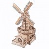 GuDoQi Puzzle 3D Bois, Kits de Maquette de Moulin à Vent hollandais, Construction Bois Adulte, Fabriquer Votre Propre Kit de 