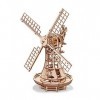 EWA Eco-Wood-Art - Windmill - Puzzle 3D mécanique en Bois - Casse-tête pour Adultes et Adolescents -à Monter soi-même sans Co