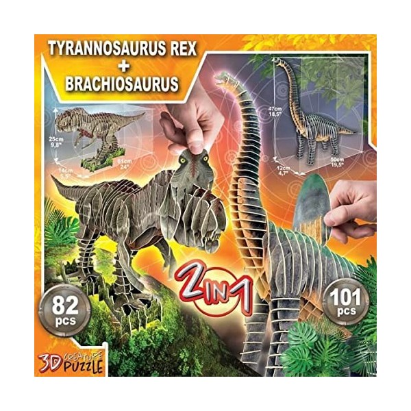 Puzzle 3D Educa Dinosaures Puzzle x 2