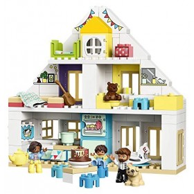 LEGO DUPLO Town Modular Playhouse 10929 Dollhouse with Furniture and a Family, Great Educational Toy for Toddlers, New 2020 