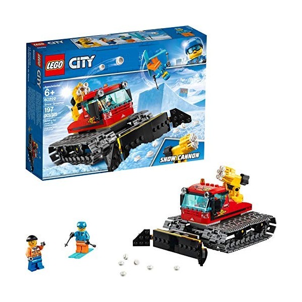 LEGO City Great Vehicles Snow Groomer 60222 Building Kit, 2019 197 Pieces 