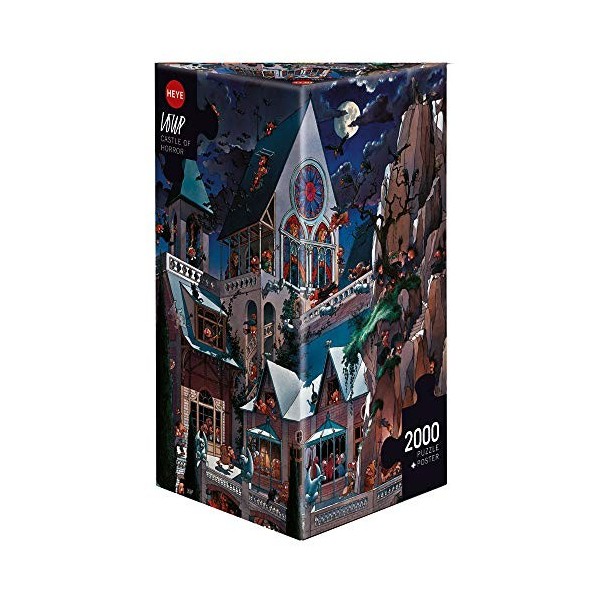 Heye - Heye-26127 - Puzzle Classique - Castle Of Horror - Loup - 2000 Pièces