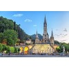 YANCONG Puzzle Adulte 1000 Pièces, Puzzle 3D,Basilique Notre-Dame De Lourdes, France Puzzle 75X50Cm