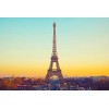 YANCONG Puzzle Enfant Classique 1000 Pièces, Puzzle 3D Ciel Coloré De La Tour Eiffel Puzzle Bois Imprimé HD