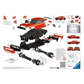 RAVENSBURGER- Puzzle 3D, 11284, Rouge