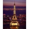 Rolife 3D Puzzles la Nuit de la Tour Eiffel Kit de Construction de Maquettes en Bois Puzzles en Bois Modèles à Construire pou
