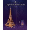 Rolife Tour Eiffel avec lumière - Puzzle en bois 3D - Décoration de bureau - Cadeau pour adolescents et adultes