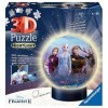 Ravensburger - Puzzle 3D Ball illuminé - Disney La Reine des Neiges 2 - A partir de 6 ans - 72 pièces numérotées à assembler 