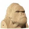 Ensemble de Puzzle 3D CARTONIC - Gorille - Puzzle 3D en Carton - Le Carton se transforme en Une Figure en Relief Gorilla Age 