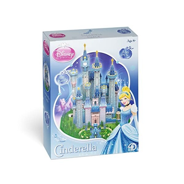 Puzzle 3D Chateau Disney - Chateau Princesse Disney Cendrillon, Puzzle 3D Enfant 8 Ans ou Plus, Puzzle Disney Princesse 365 P