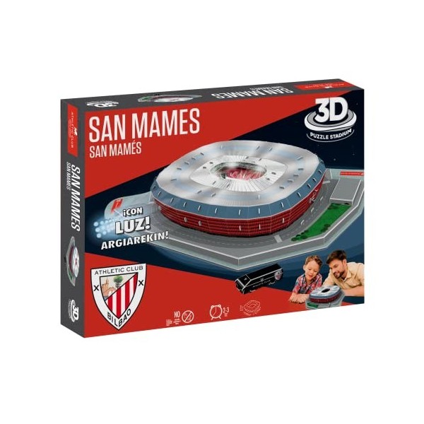 Athletic Club Eleven Force 14085 Puzzle 3D avec lumière de Stade