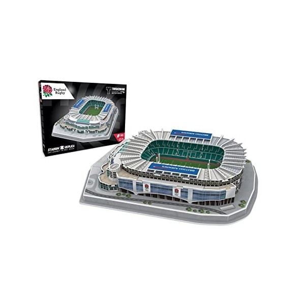 Puzzle 3D Pro Lion du stade Twickenham – 105 pièces | Maison du rugby anglais | Puzzle de rugby Angleterre Cadeaux pour adult