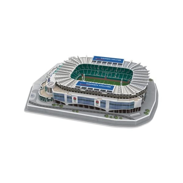 Puzzle 3D Pro Lion du stade Twickenham – 105 pièces | Maison du rugby anglais | Puzzle de rugby Angleterre Cadeaux pour adult