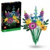 LEGO 10313 Icons Bouquet De Fleurs Sauvages, Plantes Artificielles avec Coquelicots Et Lavande, Activité Manuelle pour Adulte