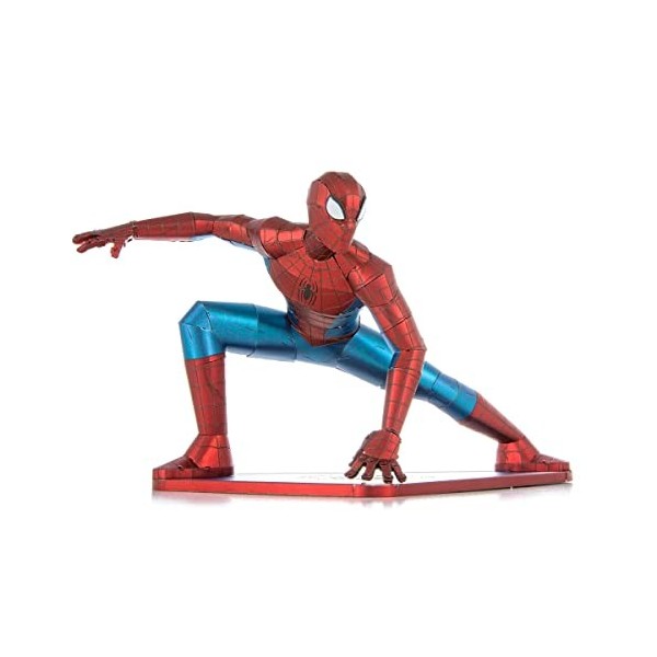 Metal Earth Puzzle 3D Spider Man Puzzle en Métal de Marvel Maquettes à construire pour adultes Niveau Modéré 16,2 x 7 x 9 CM