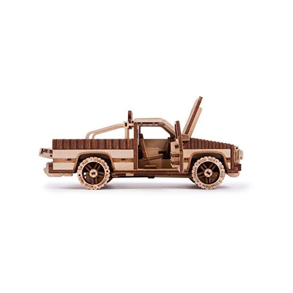 Wood Trick Kit de Modèle de Camion Jouet en Bois pour Adultes et Enfants - Puzzles en Bois 3D - Modèle de Voiture Mécanique D