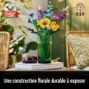 LEGO 10313 Icons Bouquet De Fleurs Sauvages, Plantes Artificielles avec Coquelicots Et Lavande, Activité Manuelle pour Adulte