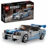 LEGO Speed Champions 2 Fast 2 Furious Nissan Skyline GT-R R34 76917 Kit de Construction de Voiture de Course à Collectionne