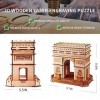Puzzle en Bois 3D : larc de Triomphe ROEOLNIL, Prince Figurine Puzzle, Kit de modèle de Construction éducatif