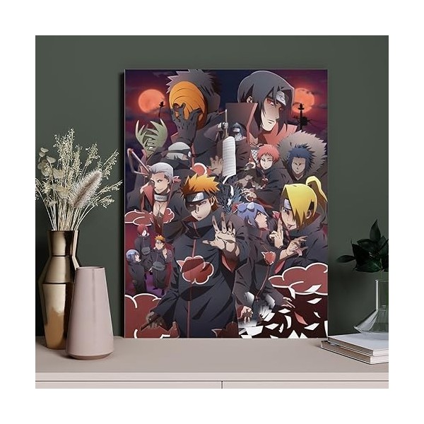 Adulte Jouets éducatifs Puzzle 1000 pièces，Anime Naruto，Enfants Jeux éducatifs Puzzle 3D DIY décoration（50x70cm）-356