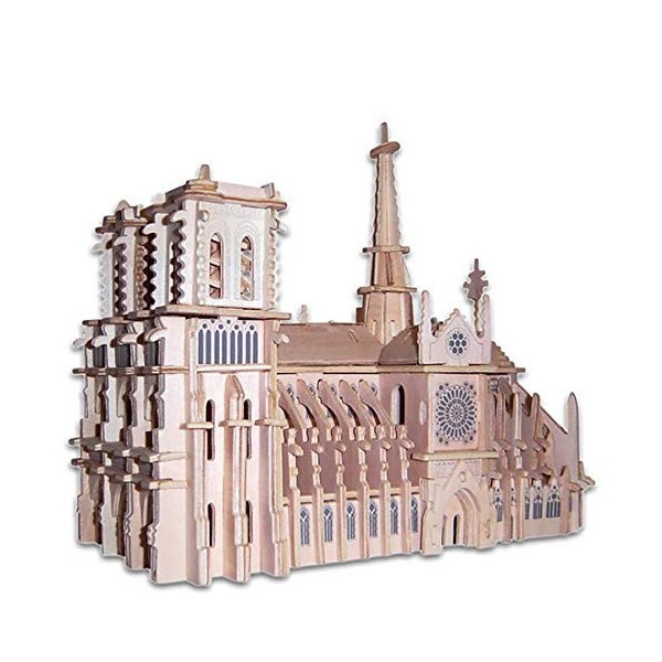 HIZQ Puzzle 3D Château pour Adultes Et Enfants, Architecture Kits De Modèles De Construction Jouets Cadeaux De Soulagement du