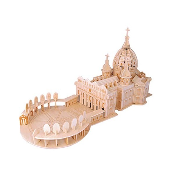 HIZQ Puzzle 3D Château pour Adultes Et Enfants, Architecture Kits De Modèles De Construction Jouets Cadeaux De Soulagement du