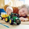 LEGO Technic John Deere 9620R 4WD 42136 Model Building Kit. A Project Designed for Kids Who Love Tractor Toys. Complete with 