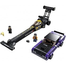 LEGO Speed Champions Mopar Dodge//SRT Top Fuel Dragster and 1970 Dodge Challenger T/A 76904 Building Toy. New 2021 627 Piece