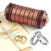 TUPARKA 5 Pcs Da Vinci Code Mini Cryptex Saint Valentin Intéressant Créatif Cadeaux danniversaire Romantiques pour Elle Roug