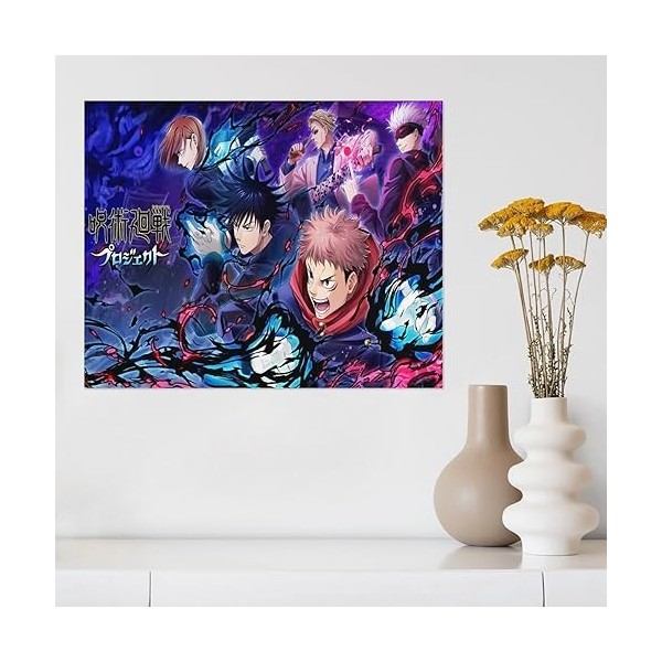 Puzzle 3D 1000 Pieces，Anime Jujutsu Kaisen，Design Unique Jouet Éducatif pour Adolescents Et Enfants Idée Cadeau（50x70cm）-325