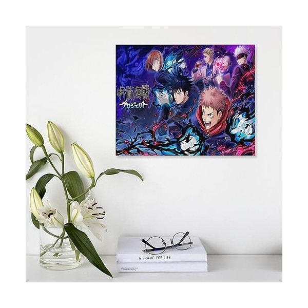 Puzzle 3D 1000 Pieces，Anime Jujutsu Kaisen，Design Unique Jouet Éducatif pour Adolescents Et Enfants Idée Cadeau（50x70cm）-325