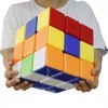 FunnyGoo Heshu Super Large 18CM 3x3x3 Puzzle Autocollant de Vitesse Coloré sans Autocollant Magic Cube