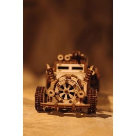 Wood Trick Puzzle en Bois 3D de Voiture Apocalyptique à Construire pour Adultes et Enfants - Parcourt jusquà 8 m - Kits de M