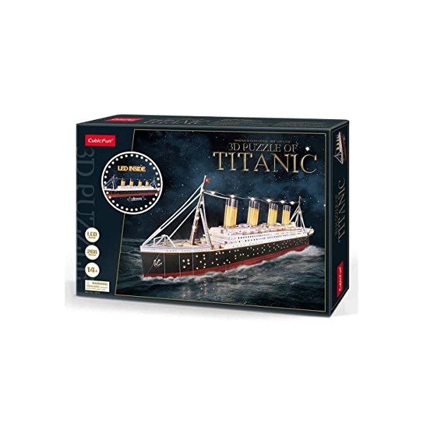 CubicFun Puzzle 3D LED Titanic