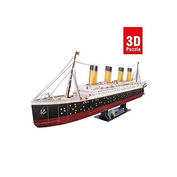 CubicFun Puzzle 3D LED Titanic