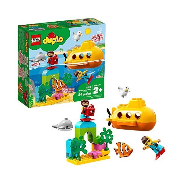 LEGO DUPLO Town Submarine Adventure 10910 Building Kit, New 2019 24 Pieces 