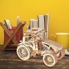 GuDoQi Puzzle 3D Bois, Tracteur en Bois avec Moteur à Bande de Caoutchouc, Maquette en Bois a Construire Adulte Adolescents, 